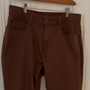 Mens Casual Rust colour Cotton Chinos